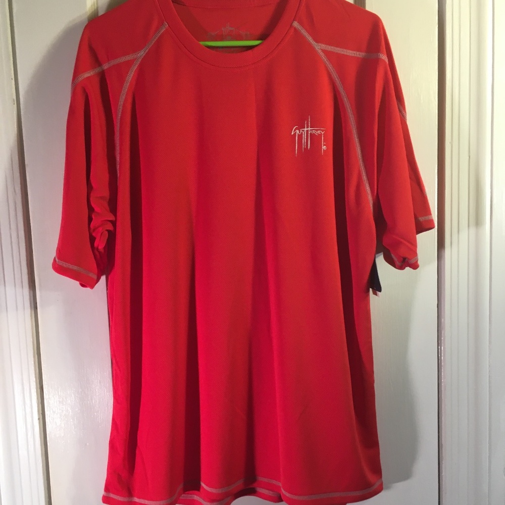 Guy Harvey Red Tee, Large, NWT